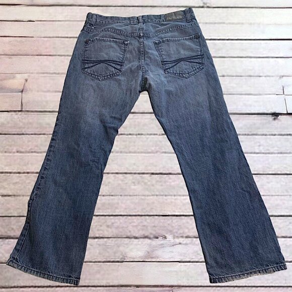Express Kingston Classic Fit Bootcut Jeans Men’s Size 34x30 - Picture 5 of 9